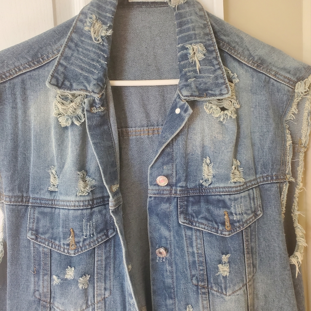 Maxi Denim Vest